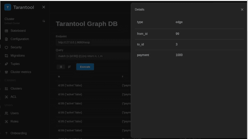 TCM TT Graph DB page