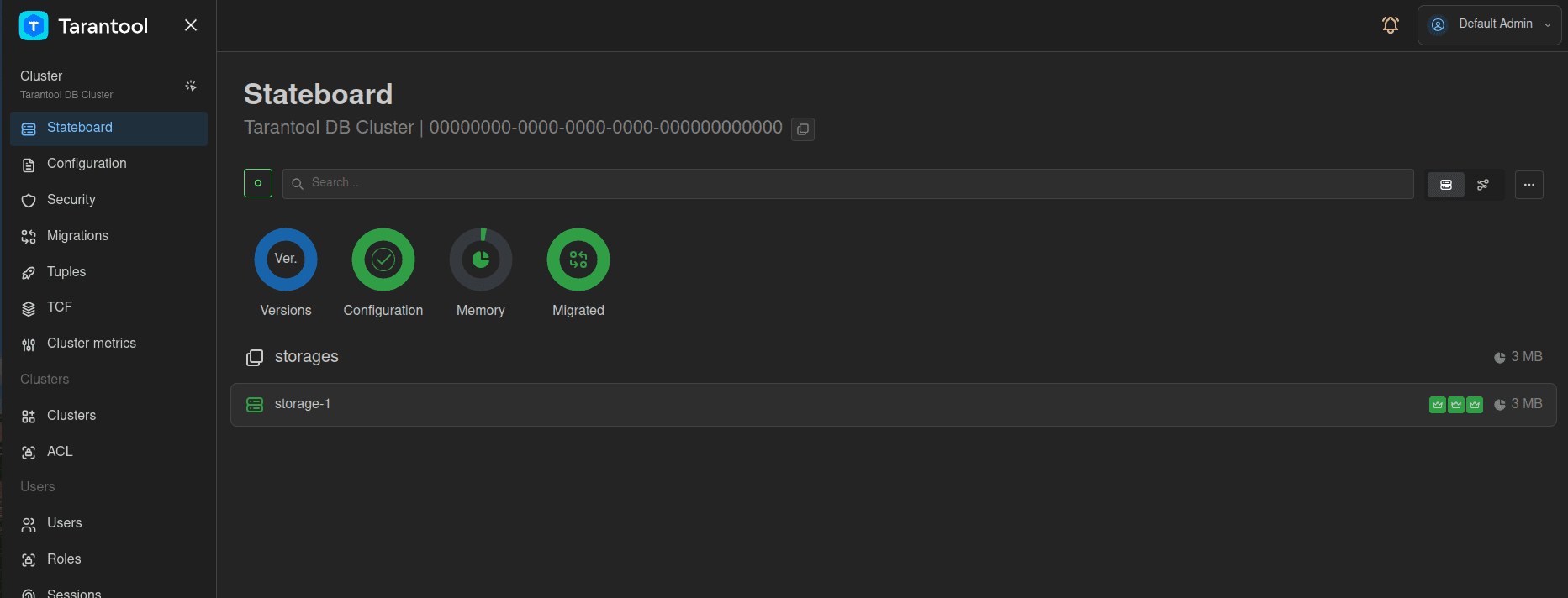 Работа напрямую с экземпляром Tarantool DB через Go-коннектор